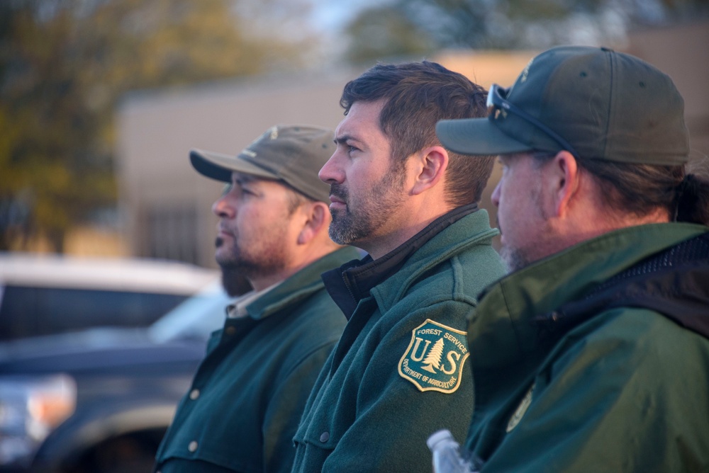 U.S. Capitol Christmas Tree visits Joint Base Andrews