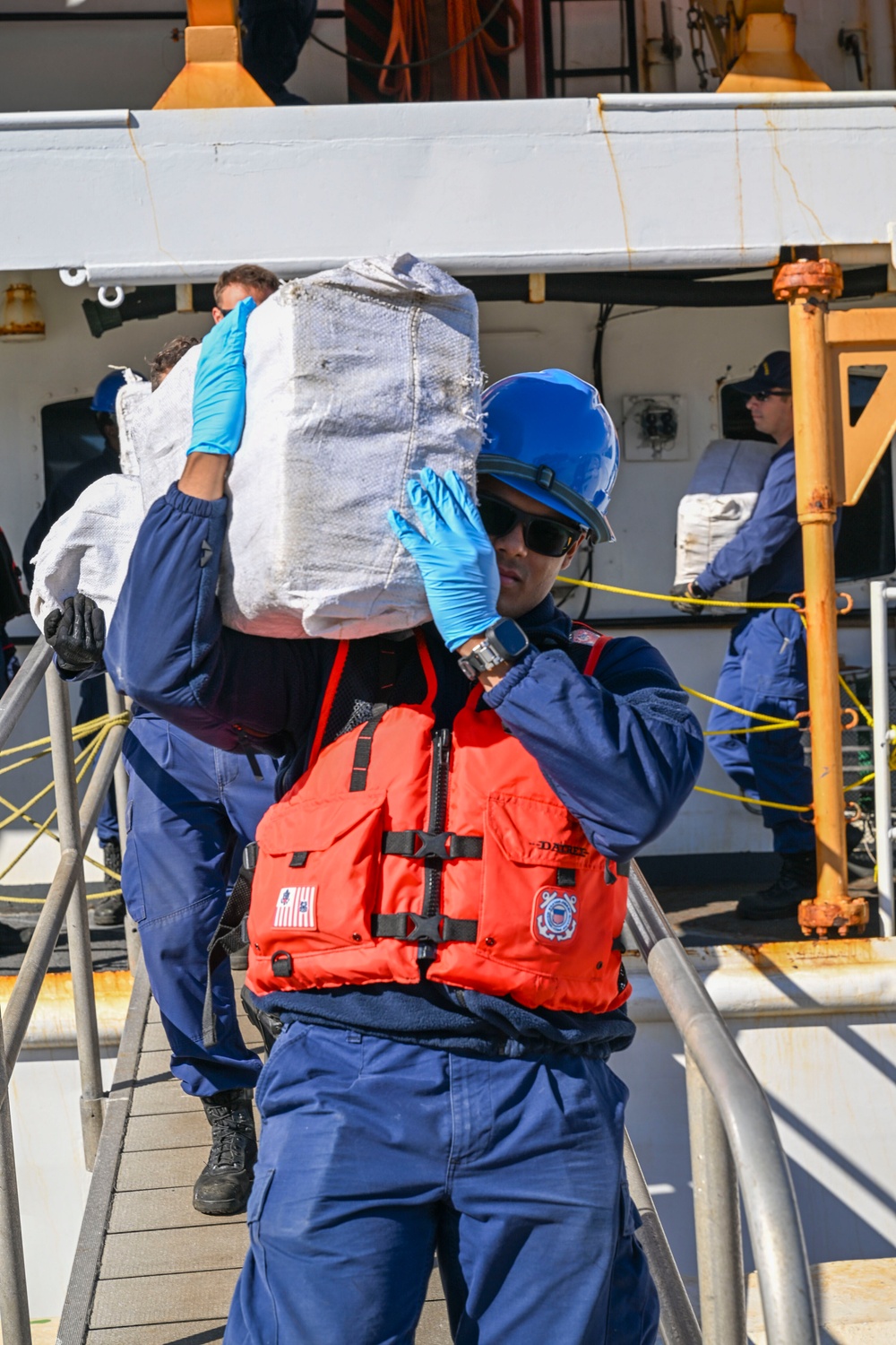 Coast Guard Cutter Vigilant returns home following contraband offload worth an estimated $18 million interdicted in Caribbean Sea