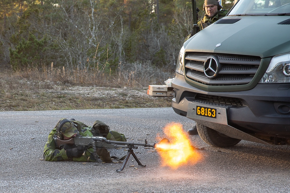 Green Berets Conduct Combat Training With Gotland Home Guard During Adamant Serpent 25