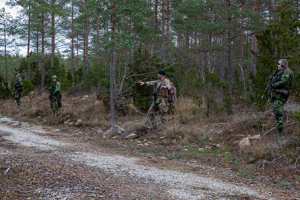 Green Berets Conduct Combat Training With Gotland Home Guard During Adamant Serpent 25