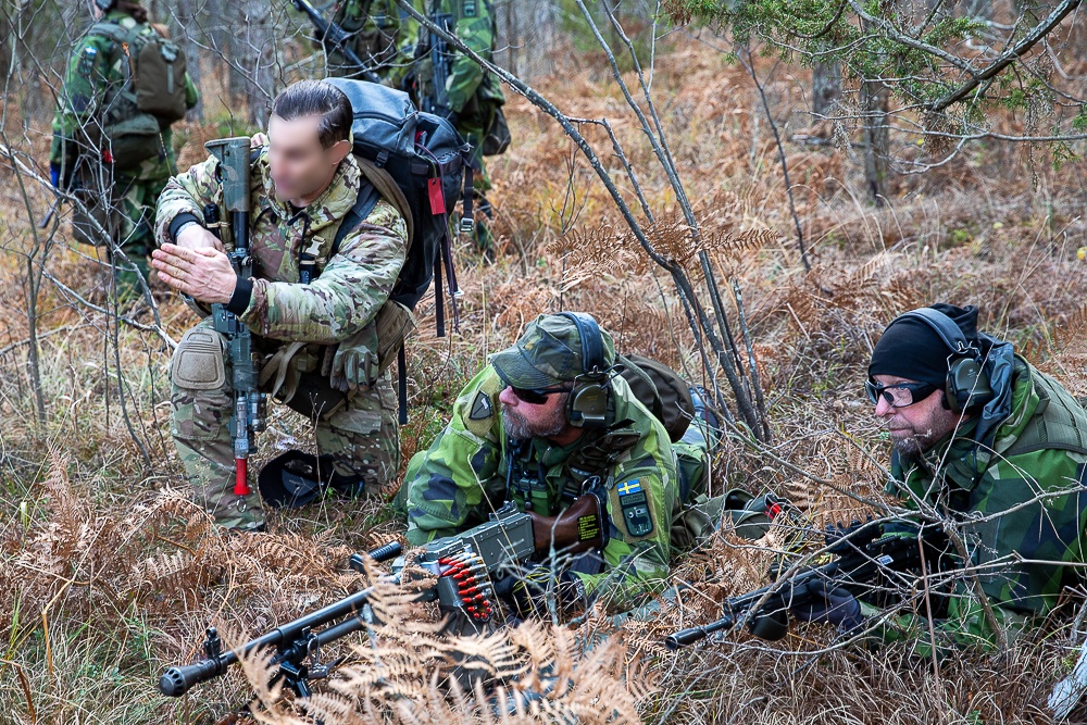 Green Berets Conduct Combat Training With Gotland Home Guard During Adamant Serpent 25