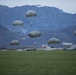 Paratroopers from the 173rd Airborne Brigade conduct a routine jump in Aviano
