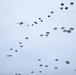Paratroopers from the 173rd Airborne Brigade conduct a routine jump in Aviano