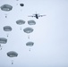 Paratroopers from the 173rd Airborne Brigade conduct a routine jump in Aviano