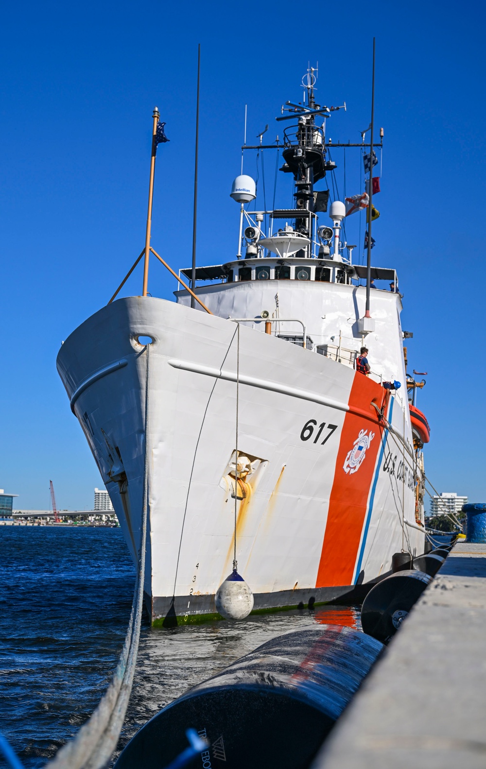 Coast Guard Cutter Vigilant returns home following contraband offload worth an estimated $18 million interdicted in Caribbean Sea