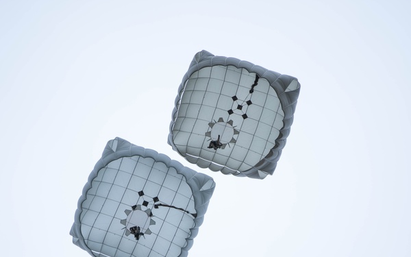 Paratroopers from the 173rd Airborne Brigade conduct a routine jump in Aviano