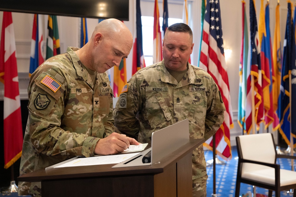 Joint Defense Operations Center change of command