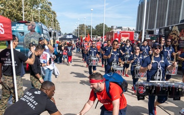 RS Houston attends Texans Salute To Service game