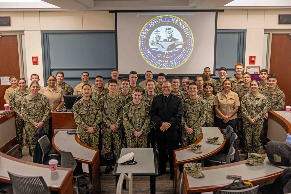 PCU John F. Kennedy Sailors Visit Boston