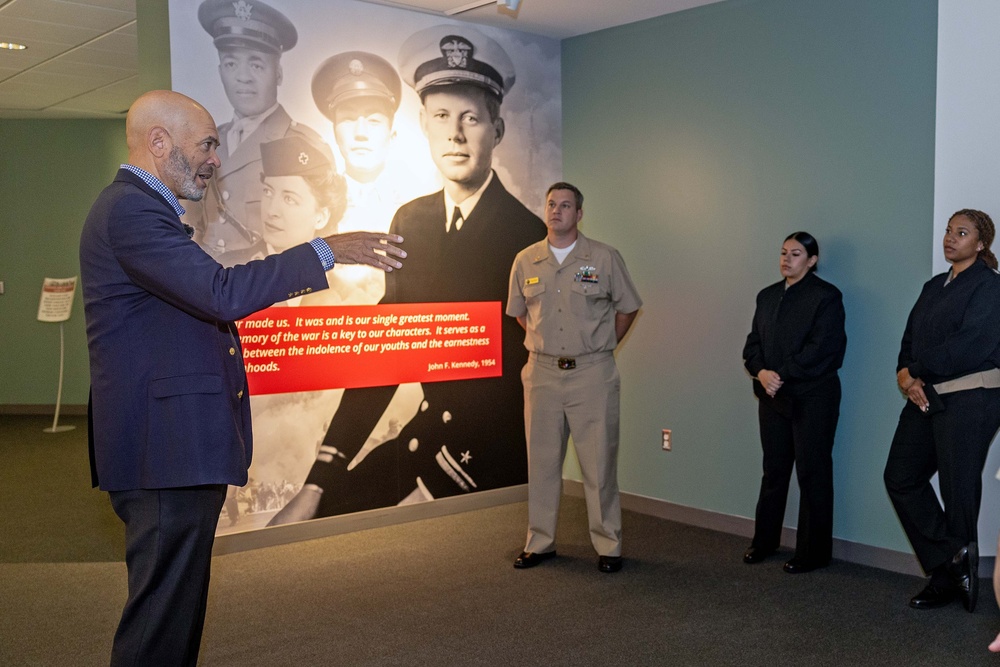 PCU John F. Kennedy Sailors Visit Boston