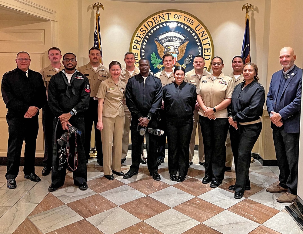 PCU John F. Kennedy Sailors Visit Boston