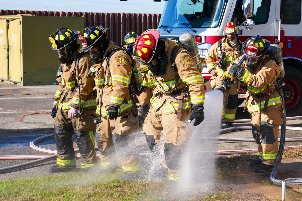 778th Civil Engineer Squadron Structural Fire Training