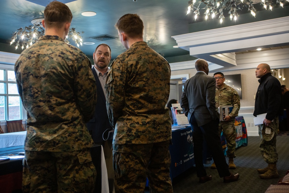 Wound Warrior Regiment hosts Department of Homeland Security hiring event