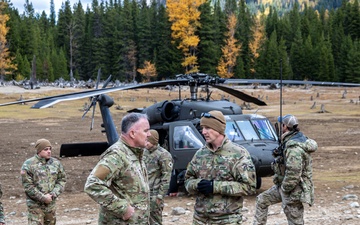 WA Guard TAG visits with U.S Navy Growler recovery team