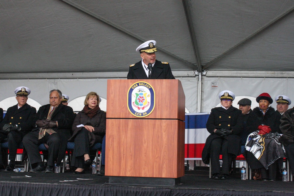 Vice Chief of Naval Operations Adm. Jim Kilby Participates in USS Beloit Commissioning