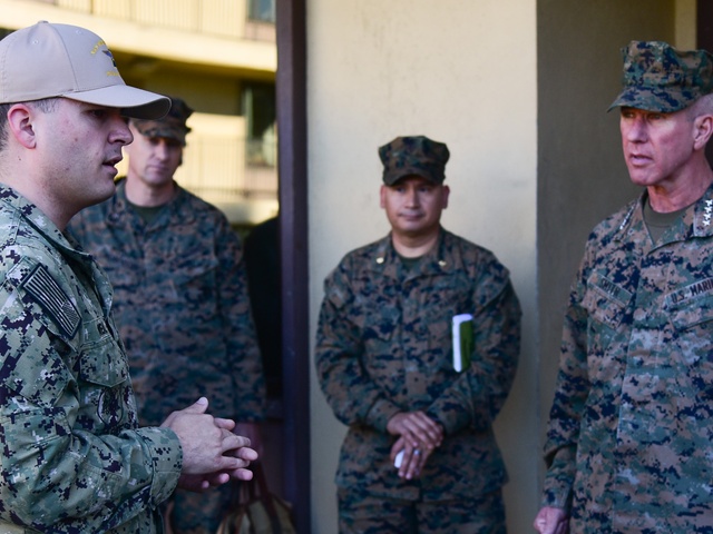 Commandant of the Marine Corps Visits NAS Meridian