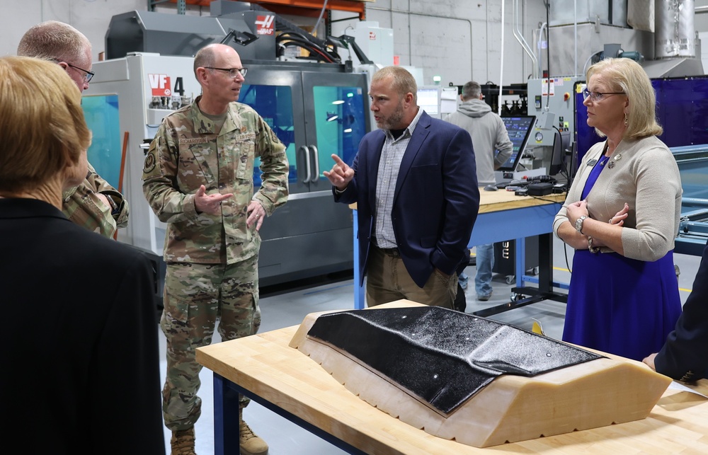 AFMC commander, civic leaders tour Robins to gain understanding of key missions