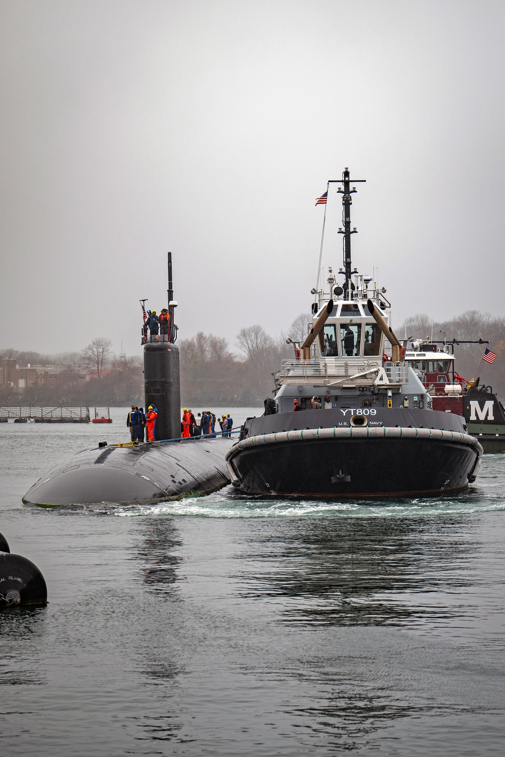 USS Hampton (SSN 767) Arrives at Portsmouth Naval Shipyard