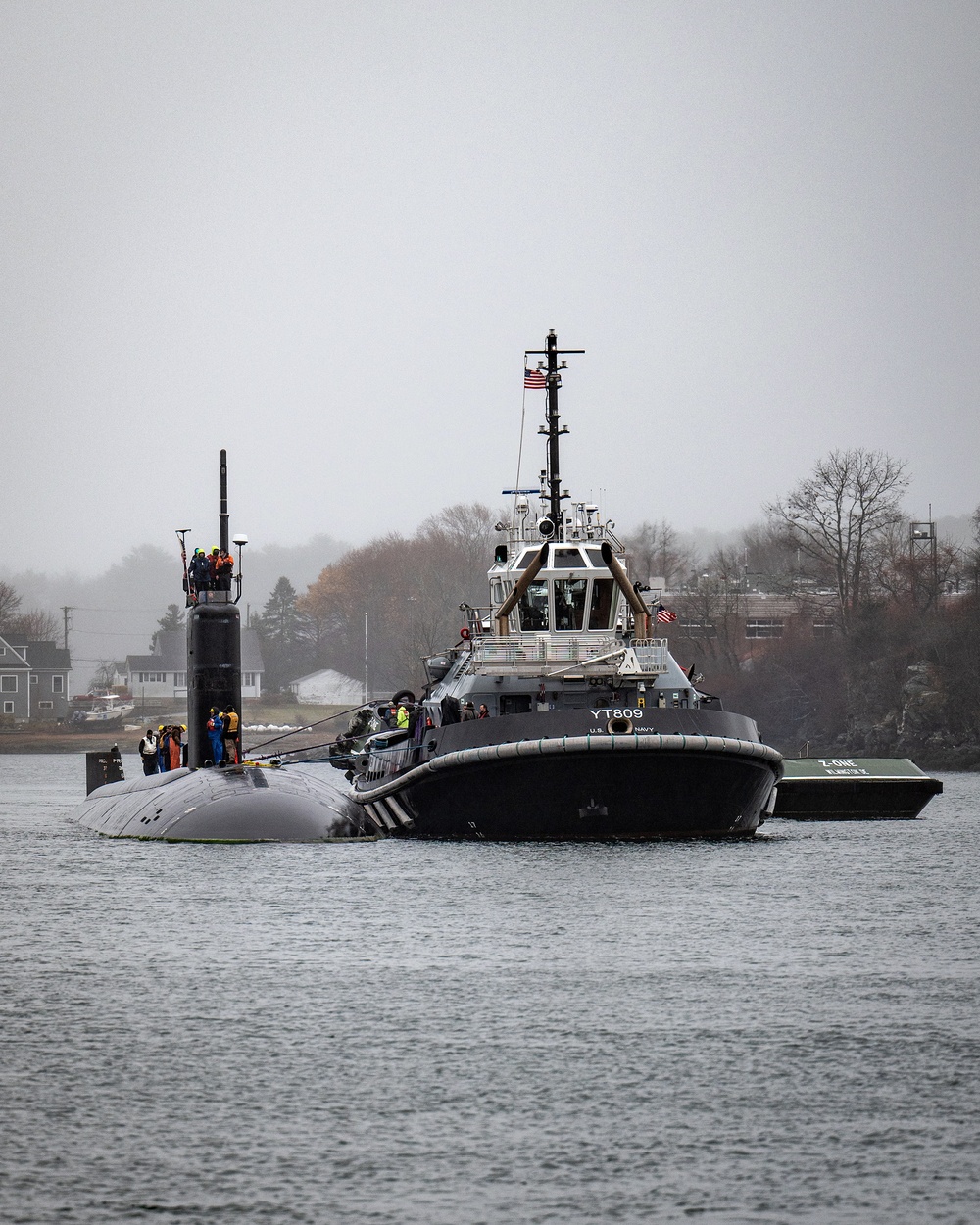 USS Hampton (SSN 767) Arrives at Portsmouth Naval Shipyard