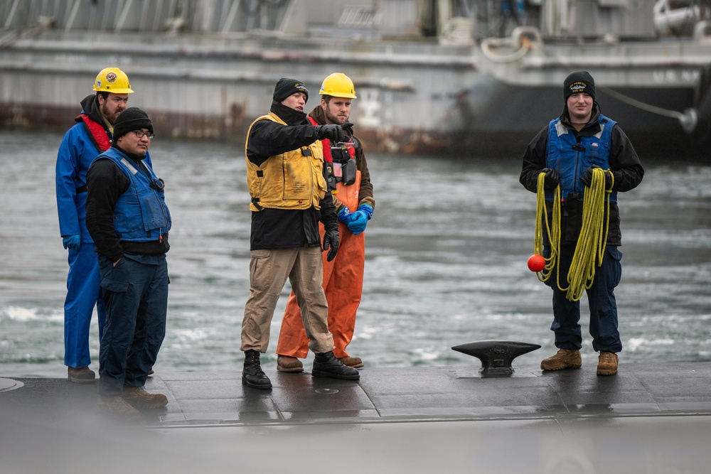 USS Hampton (SSN 767) Arrives at Portsmouth Naval Shipyard