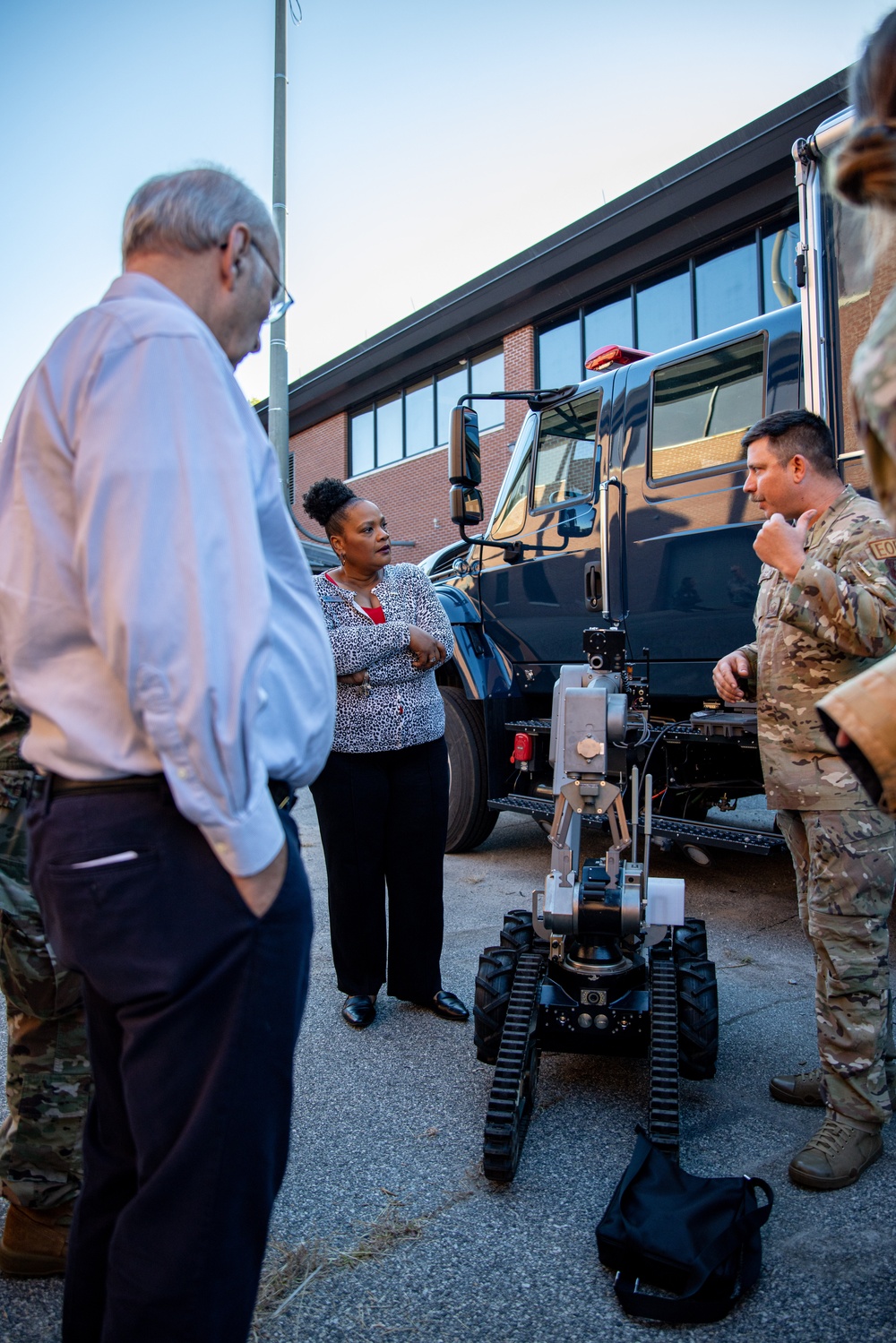 AFMC commander, civic leaders tour Robins to gain understanding of key missions