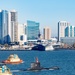 Peruvian Navy Submarine BAP Pisagua Passes USS Midway Museum