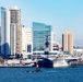 Peruvian Navy Submarine BAP Pisagua Passes USS Midway Museum