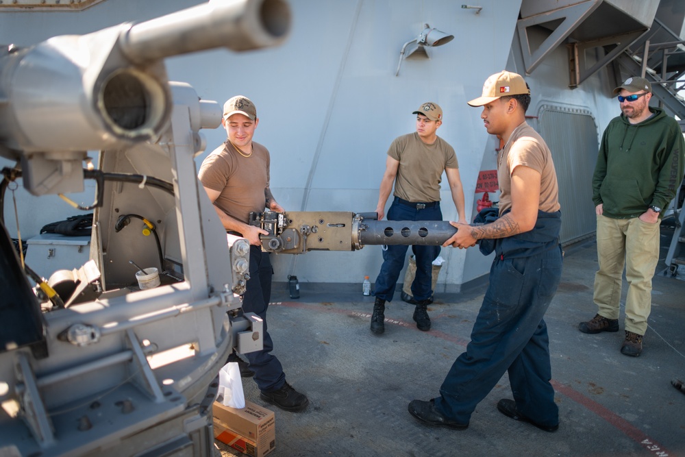 DVIDS - Images - USS Sampson (DDG 102) Gets a Ship Groom at Naval ...