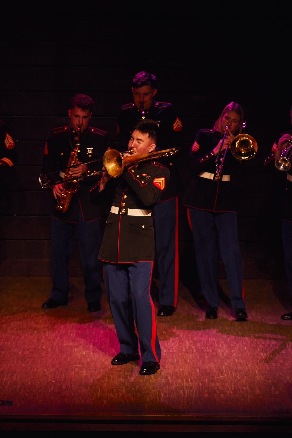 2nd MAW Band Commemorates 80th Anniversary of the Liberation of France