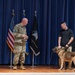 Beloved military working dog Scooby retires to a life of leisure