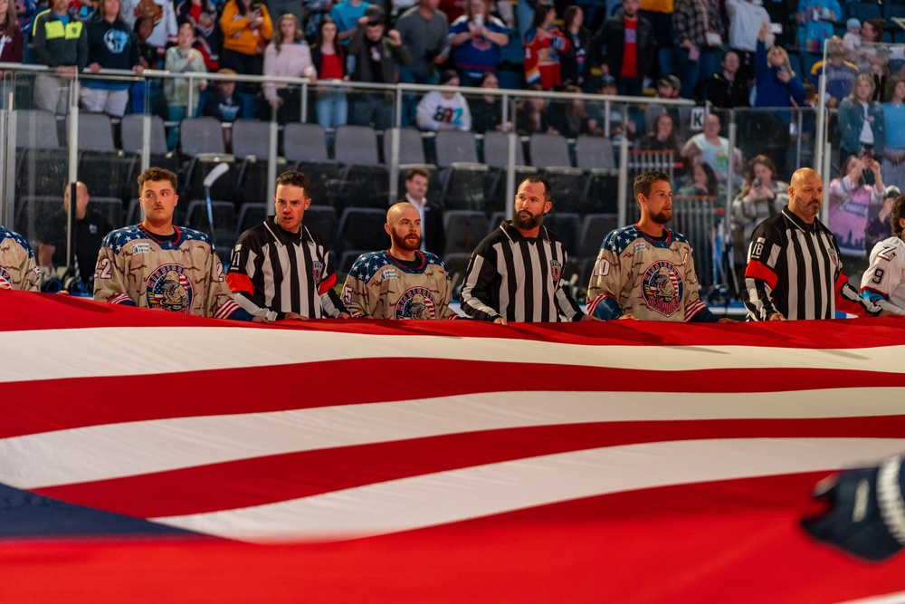 Mississippi Sea Wolves hosts Military Appreciation Night