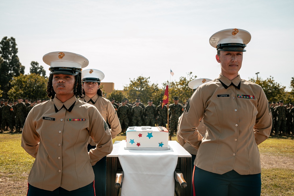 Marine Corps Recruit Depot Cake Cutting Ceremony