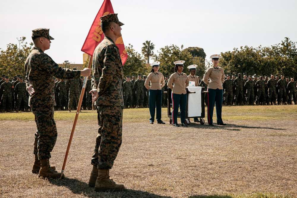 Marine Corps Recruit Depot Cake Cutting Ceremony