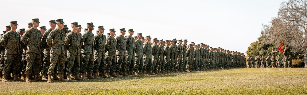 Marine Corps Recruit Depot Cake Cutting Ceremony