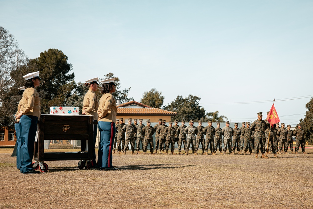 Marine Corps Recruit Depot Cake Cutting Ceremony