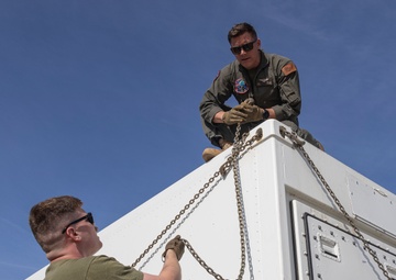 Third and 1st Marine Aircraft Wings work together to relocate F-35 trainer from San Diego to Japan