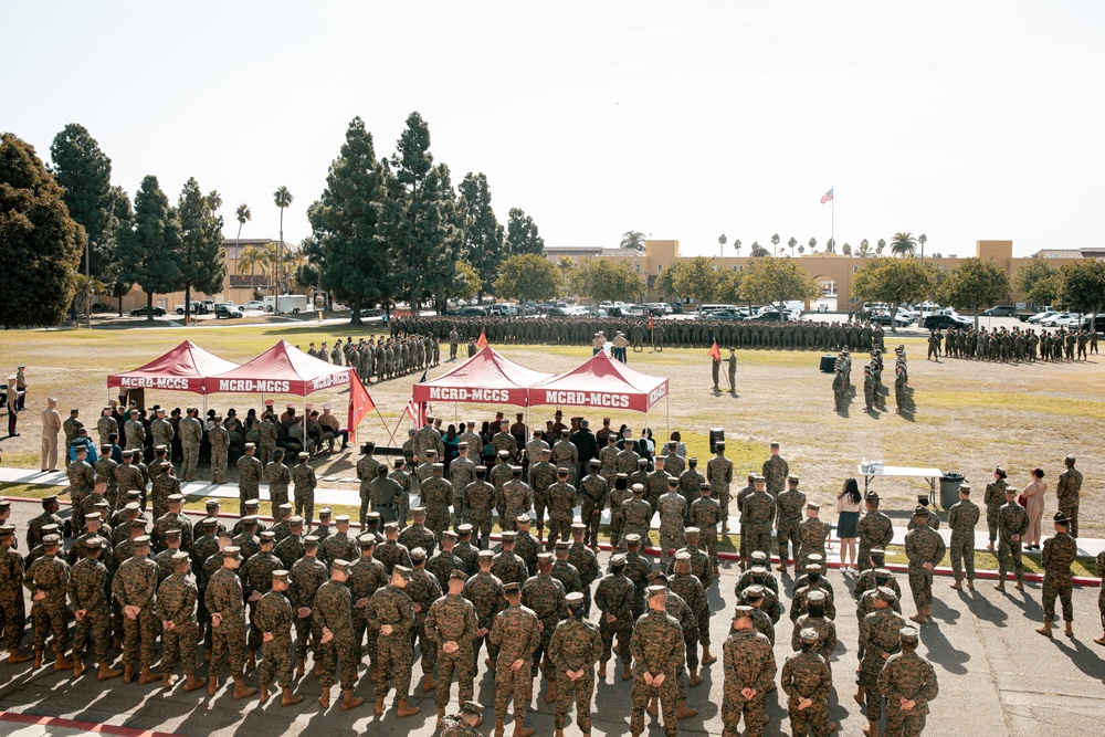 Marine Corps Recruit Depot Cake Cutting Ceremony