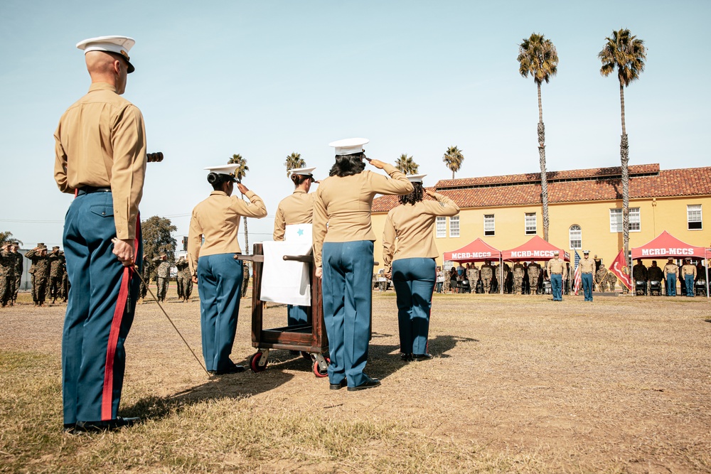 Marine Corps Recruit Depot Cake Cutting Ceremony