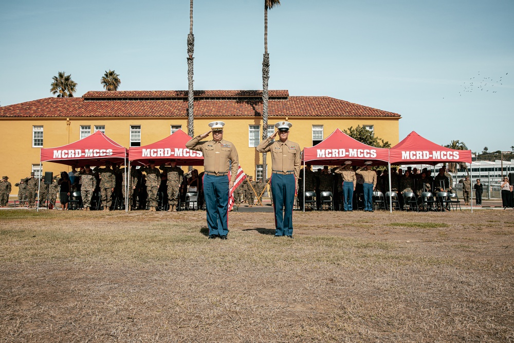 Marine Corps Recruit Depot Cake Cutting Ceremony