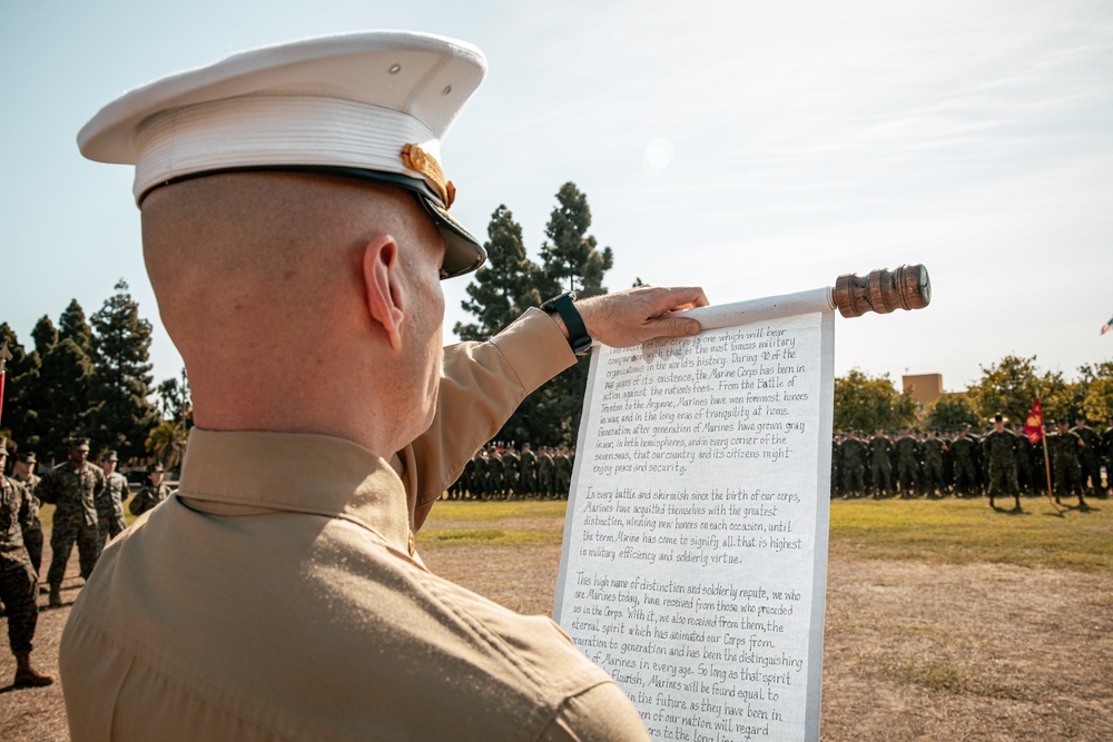 Marine Corps Recruit Depot Cake Cutting Ceremony