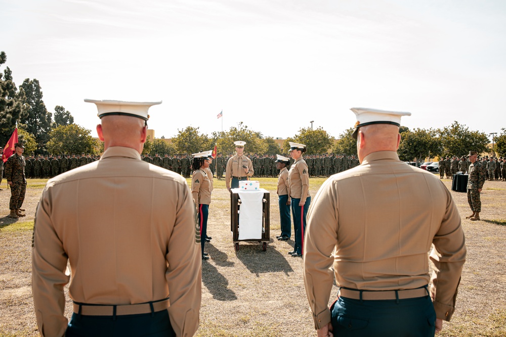 Marine Corps Recruit Depot Cake Cutting Ceremony