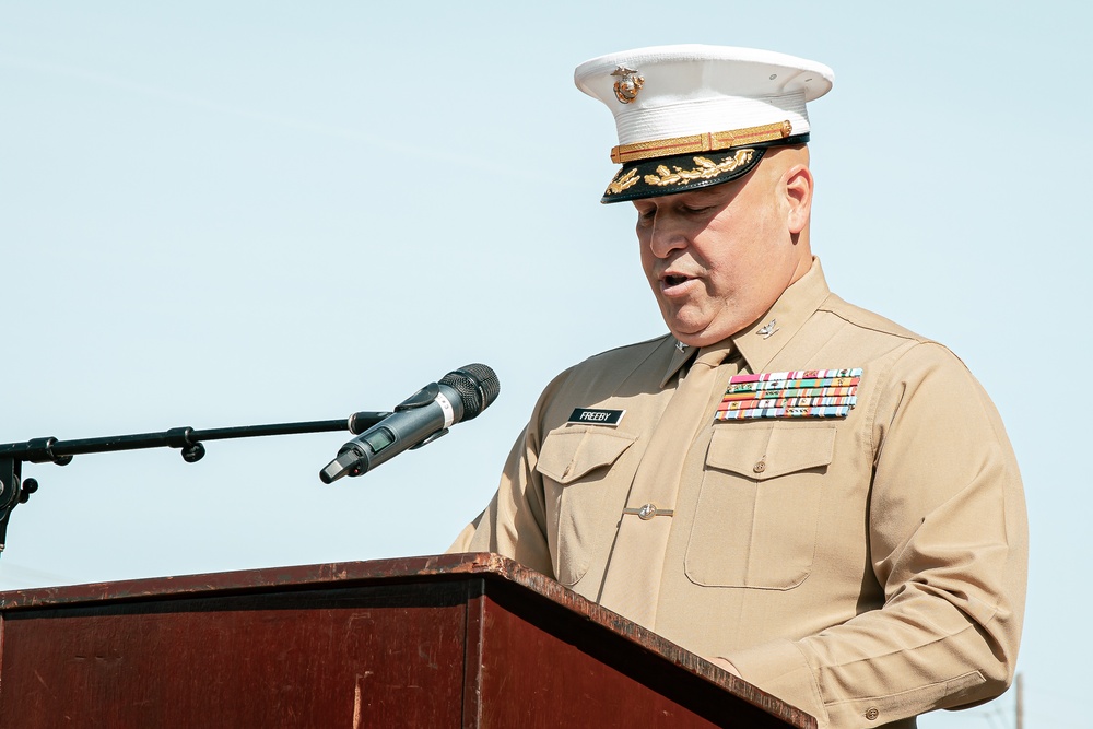 Marine Corps Recruit Depot Cake Cutting Ceremony