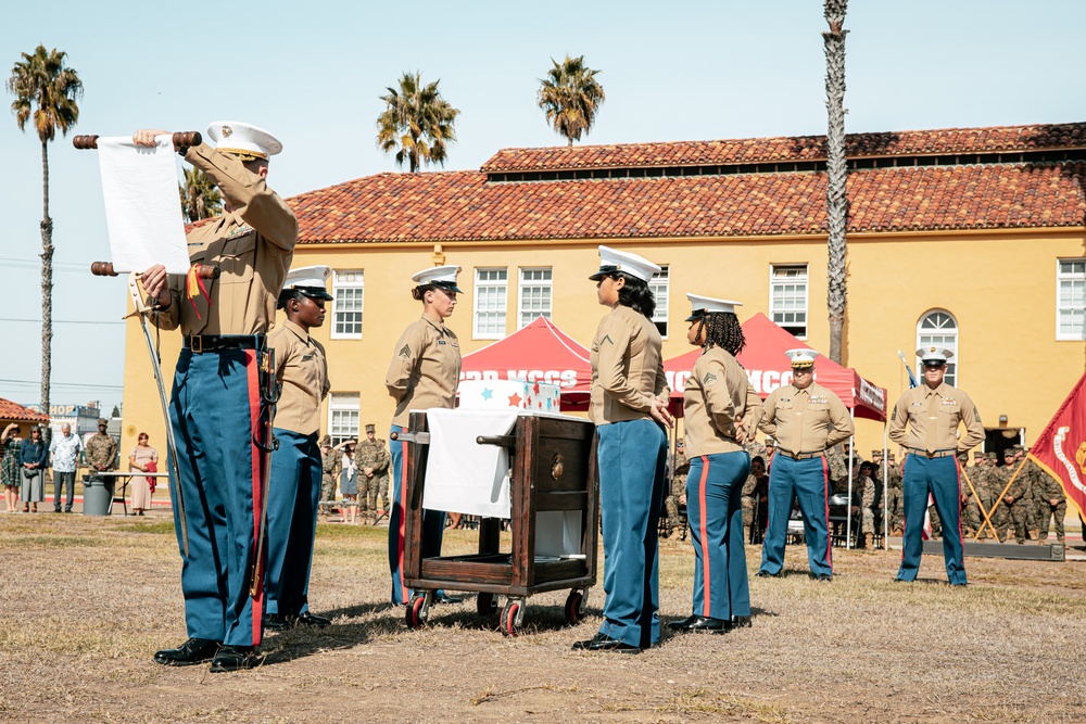 Marine Corps Recruit Depot Cake Cutting Ceremony