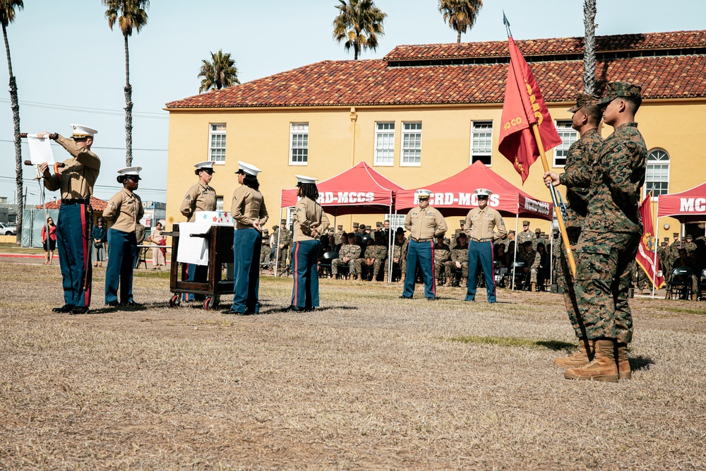 Marine Corps Recruit Depot Cake Cutting Ceremony