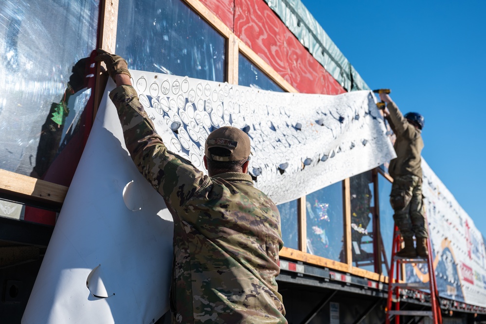 U.S. Capitol Christmas Tree visits Joint Base Andrews