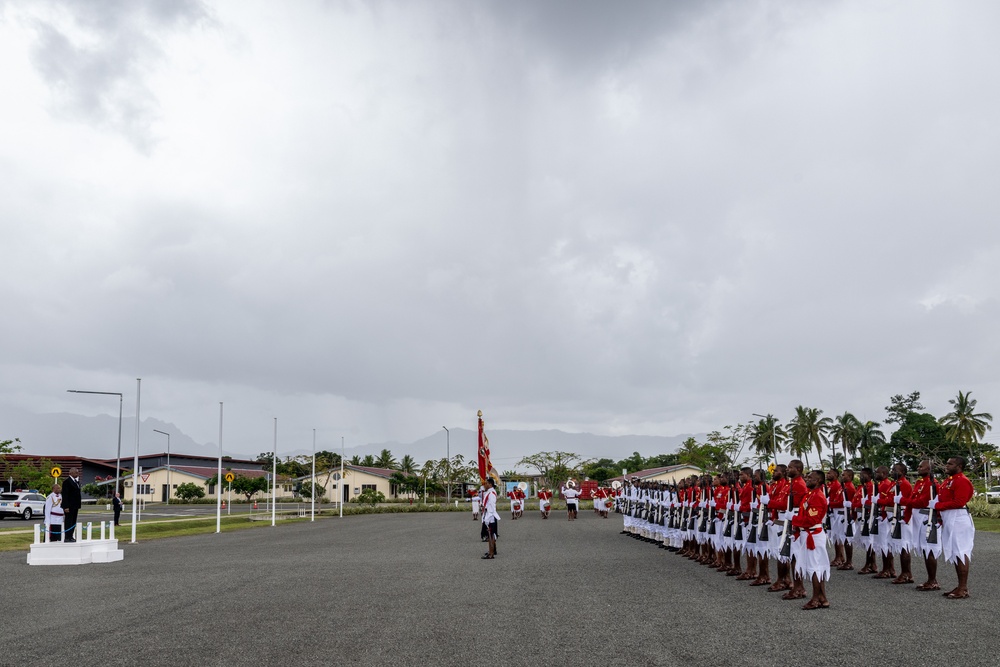 Secretary Austin at Blackrock Peacekeeping, Humanitarian Assistance, Disaster Relief Camp