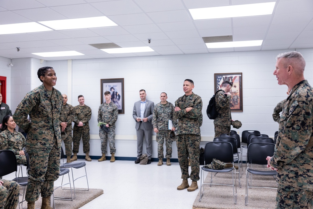 Commandant, Gen. Smith, Visits NAS Meridian