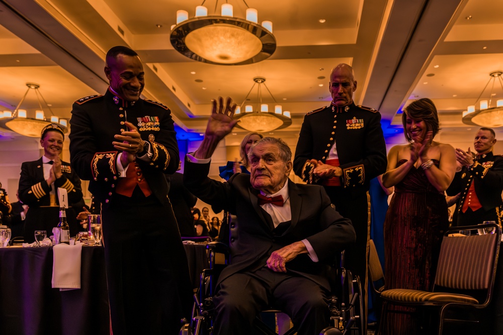 Commandant, Gen. Smith, Attends II MEF Ball