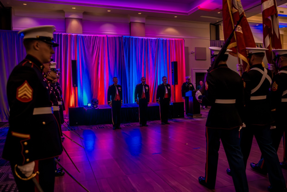 Commandant, Gen. Smith, Attends II MEF Ball