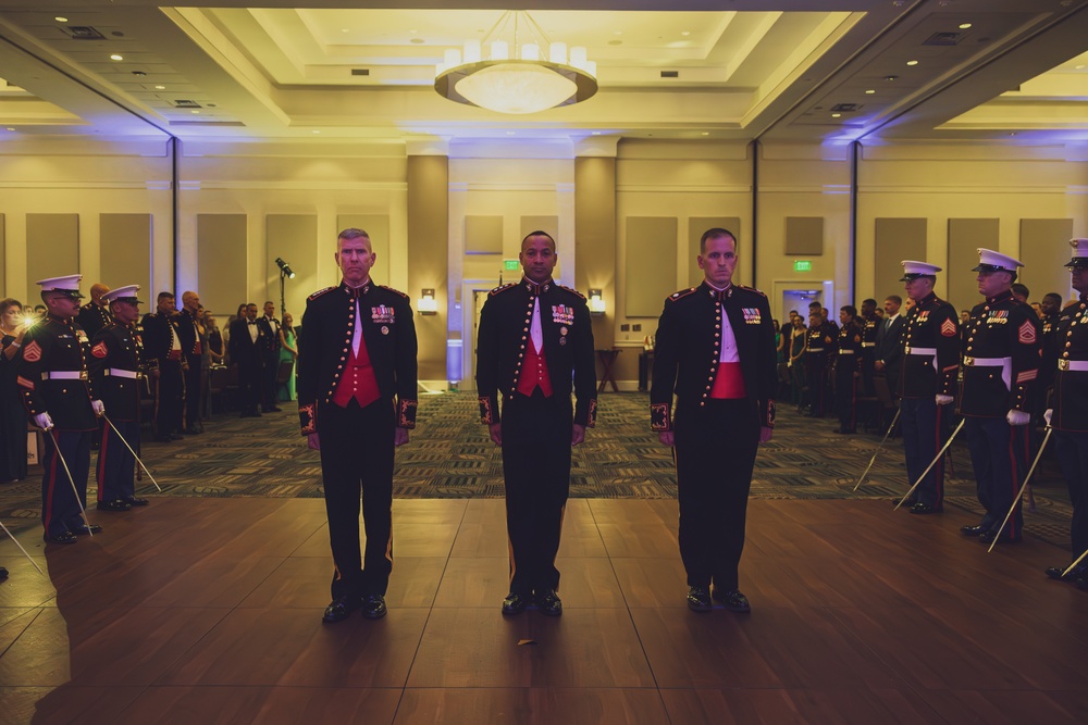 Commandant, Gen. Smith, Attends II MEF Ball